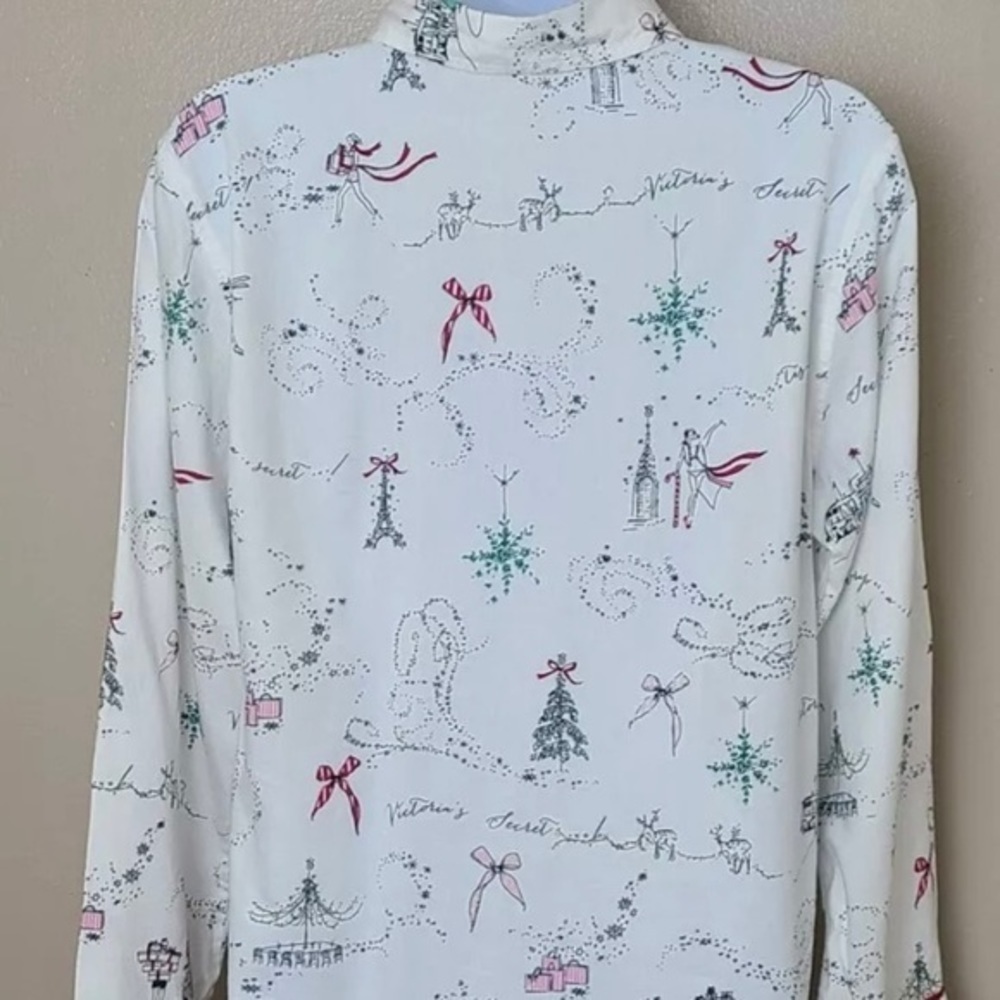 Victoria's Secret Button Down Collared Sleepshirt… - image 2